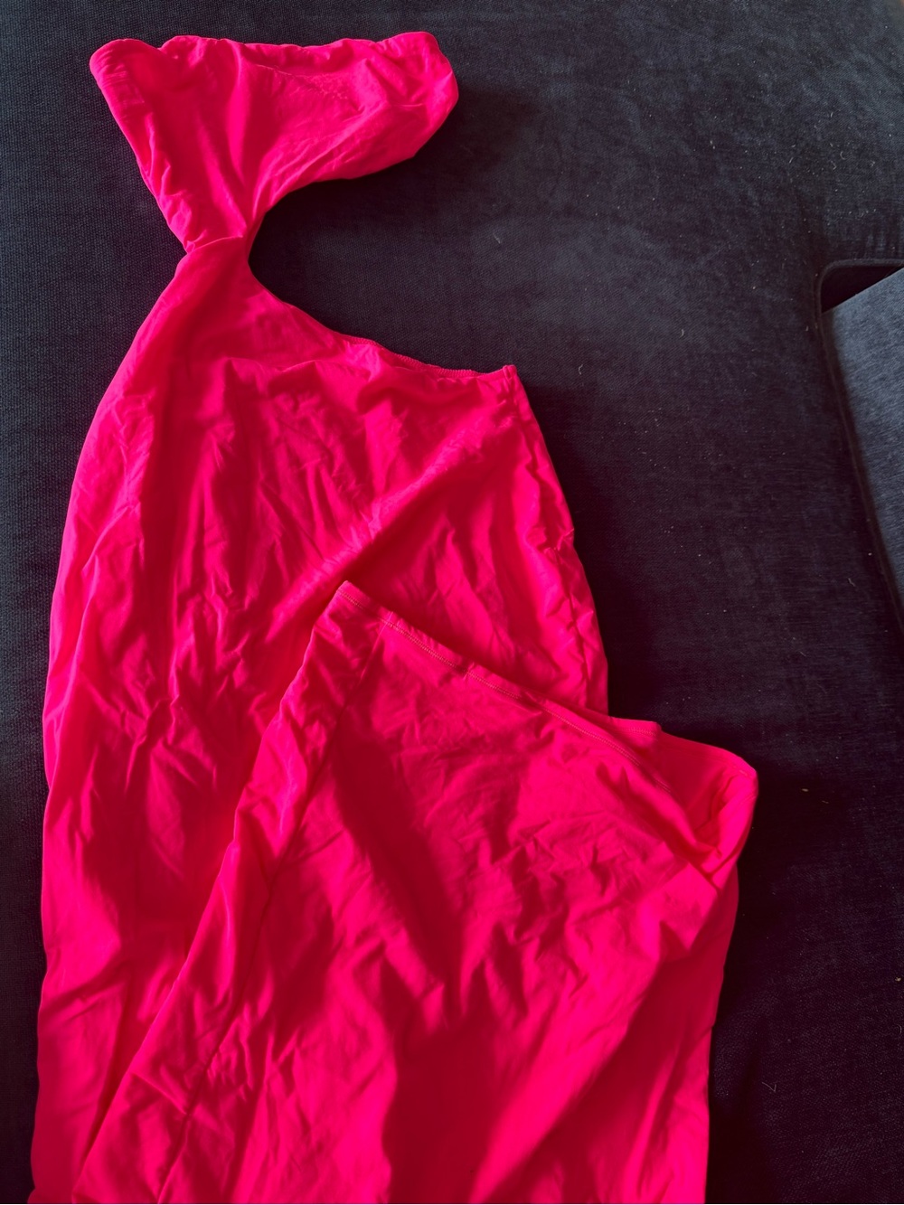 SKIMS Strapless Cutout Slip Dress - Bright Pink